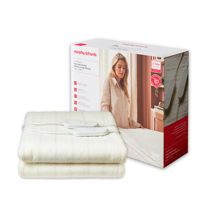 EverCosy King Size Heated Electric Under Blanket