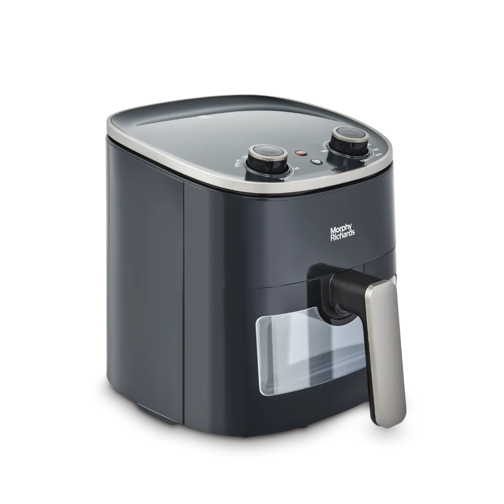 Equip Black Kettle, Toaster & Manual 3.5 Litre Air Fryer Set
