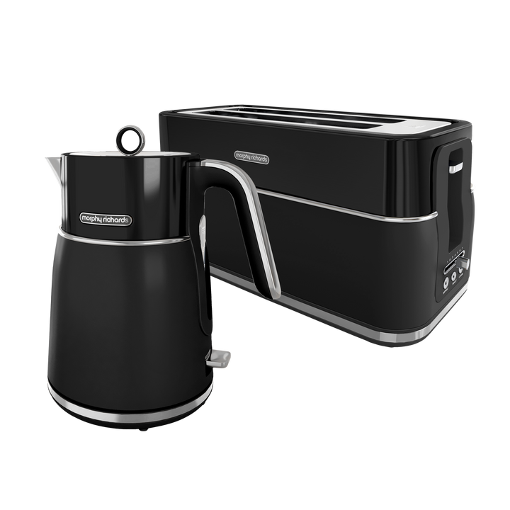 Signature Matt Black Kettle and Toaster Set