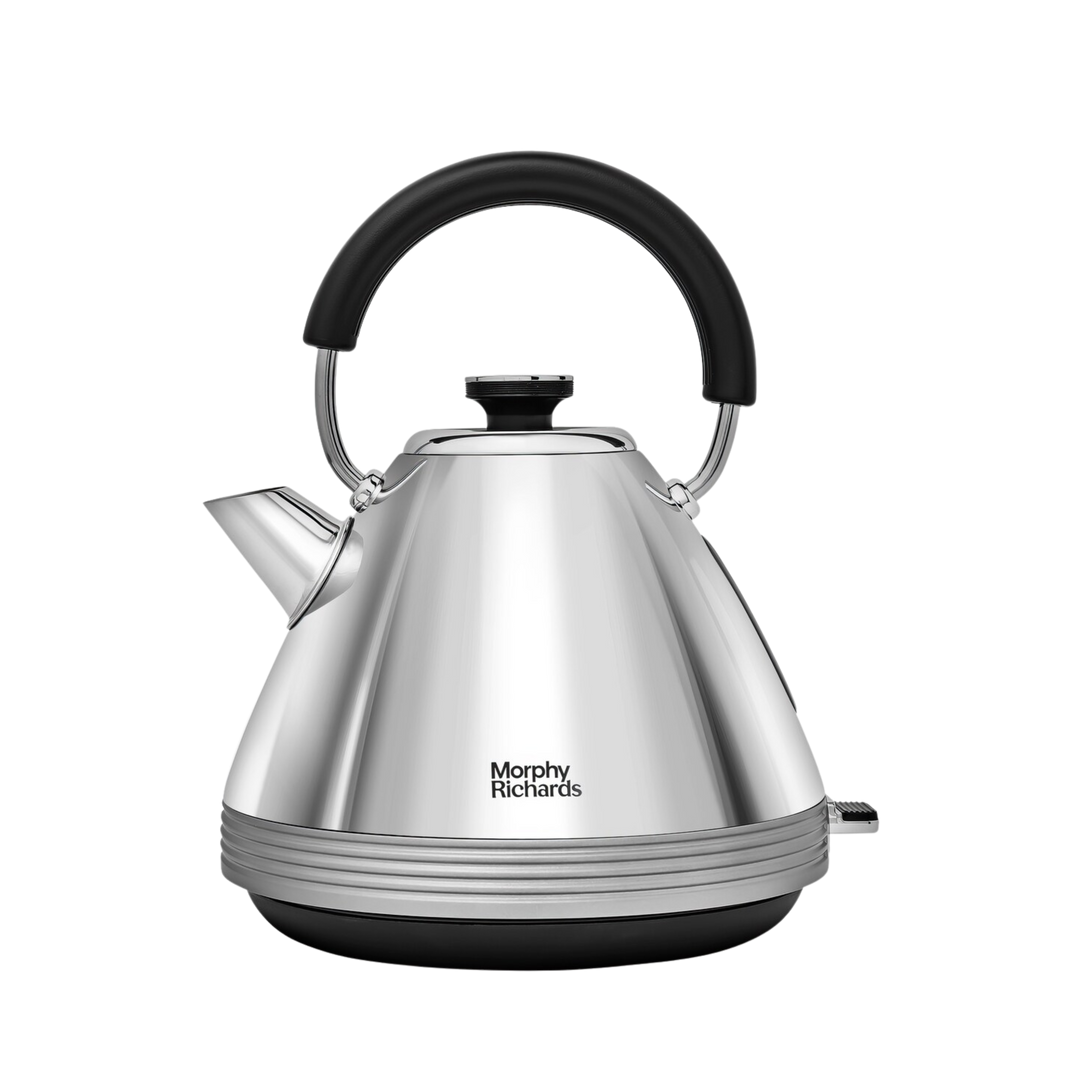 Venture Retro Pyramid Kettle Polished Stainless Steel