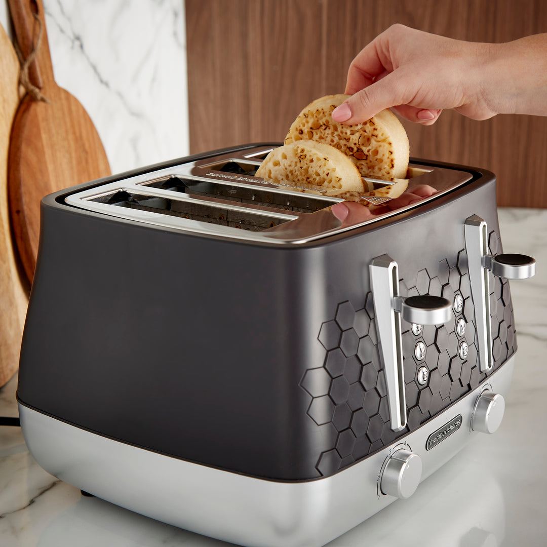 Morphy Richards Grey Slice Toaster Morphy Richards Vector Grey