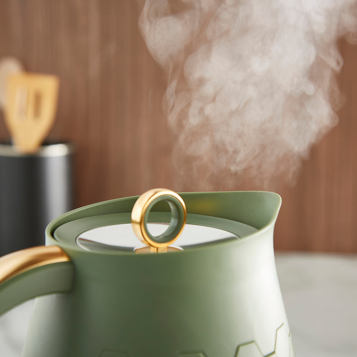 Cassini Olivine Kettle and Toaster Set