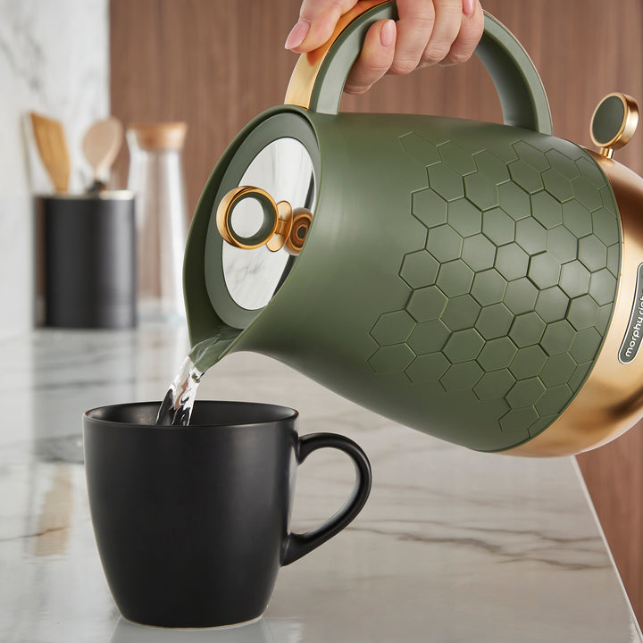 Cassini Olivine Kettle and Toaster Set