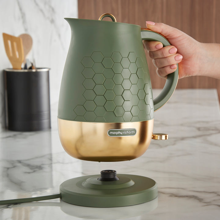 Cassini Olivine Kettle and Toaster Set