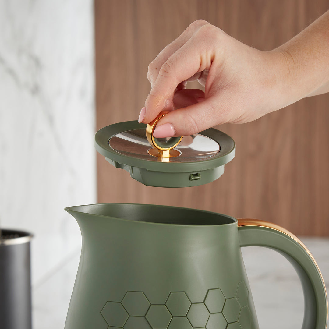Cassini Olivine Kettle and Toaster Set