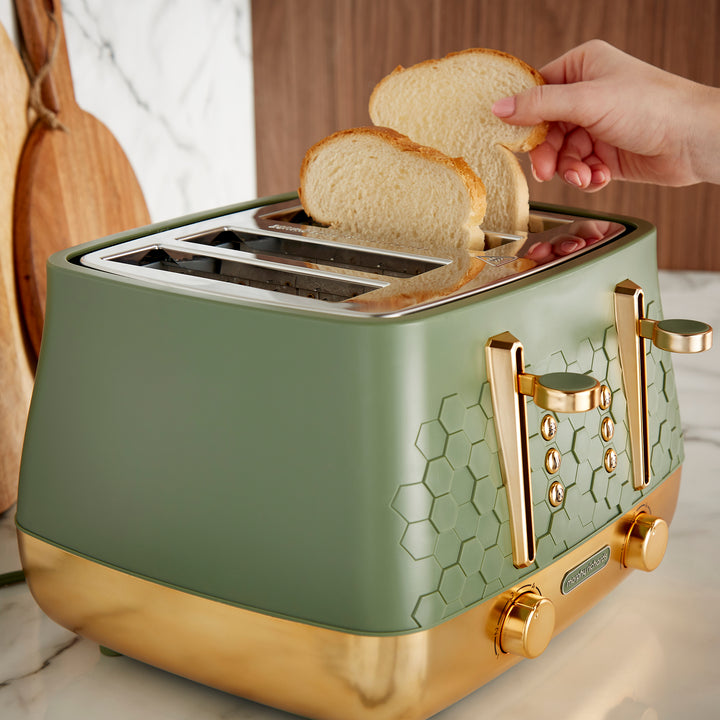 Cassini 4-Slice Toaster - Olivine