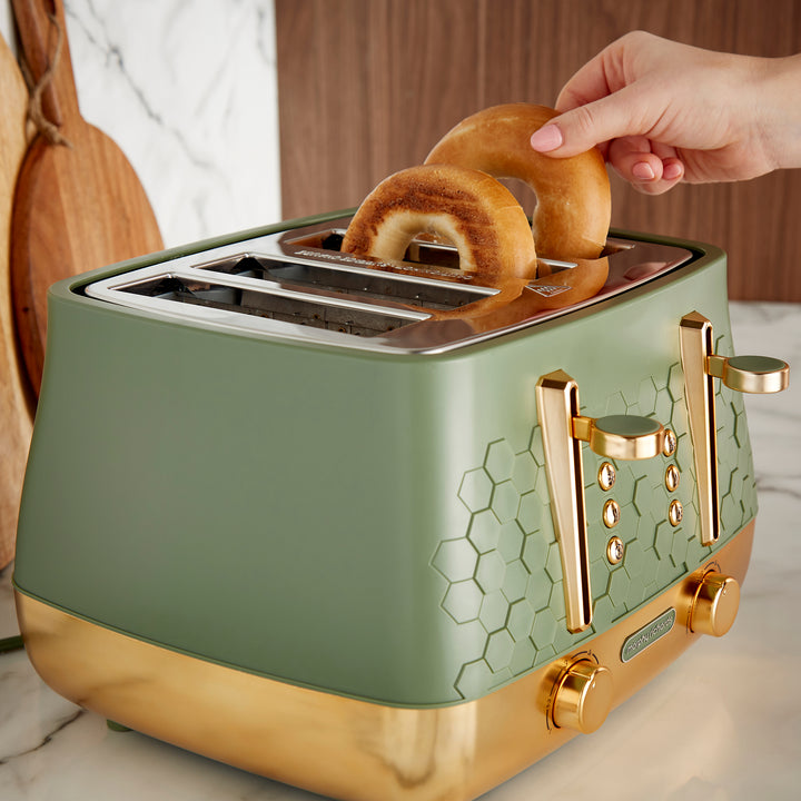 Cassini Olivine Kettle and Toaster Set