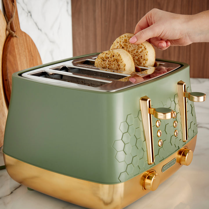 Cassini Olivine Kettle and Toaster Set