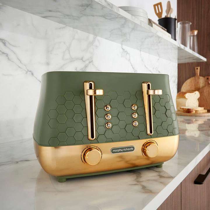 Cassini Olivine Kettle and Toaster Set