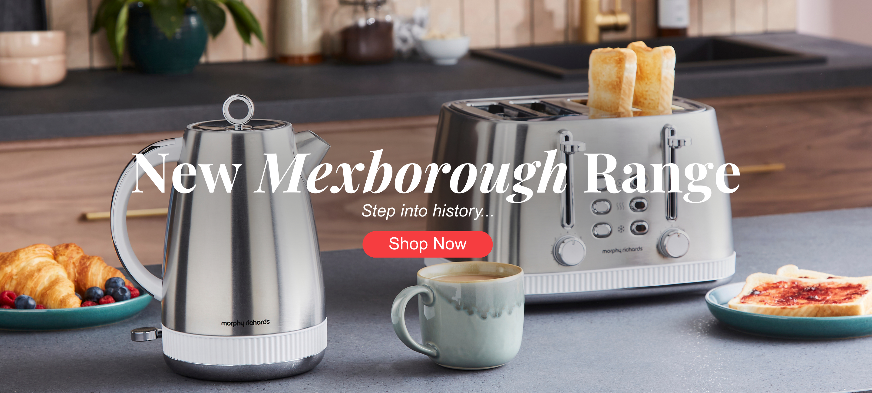 Mexborough 1.7L Jug Kettle - White