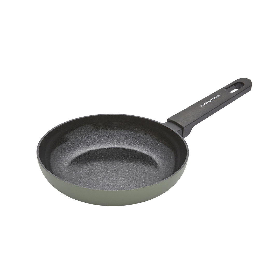 20cm Recycled Aluminium Frying Pan - Green