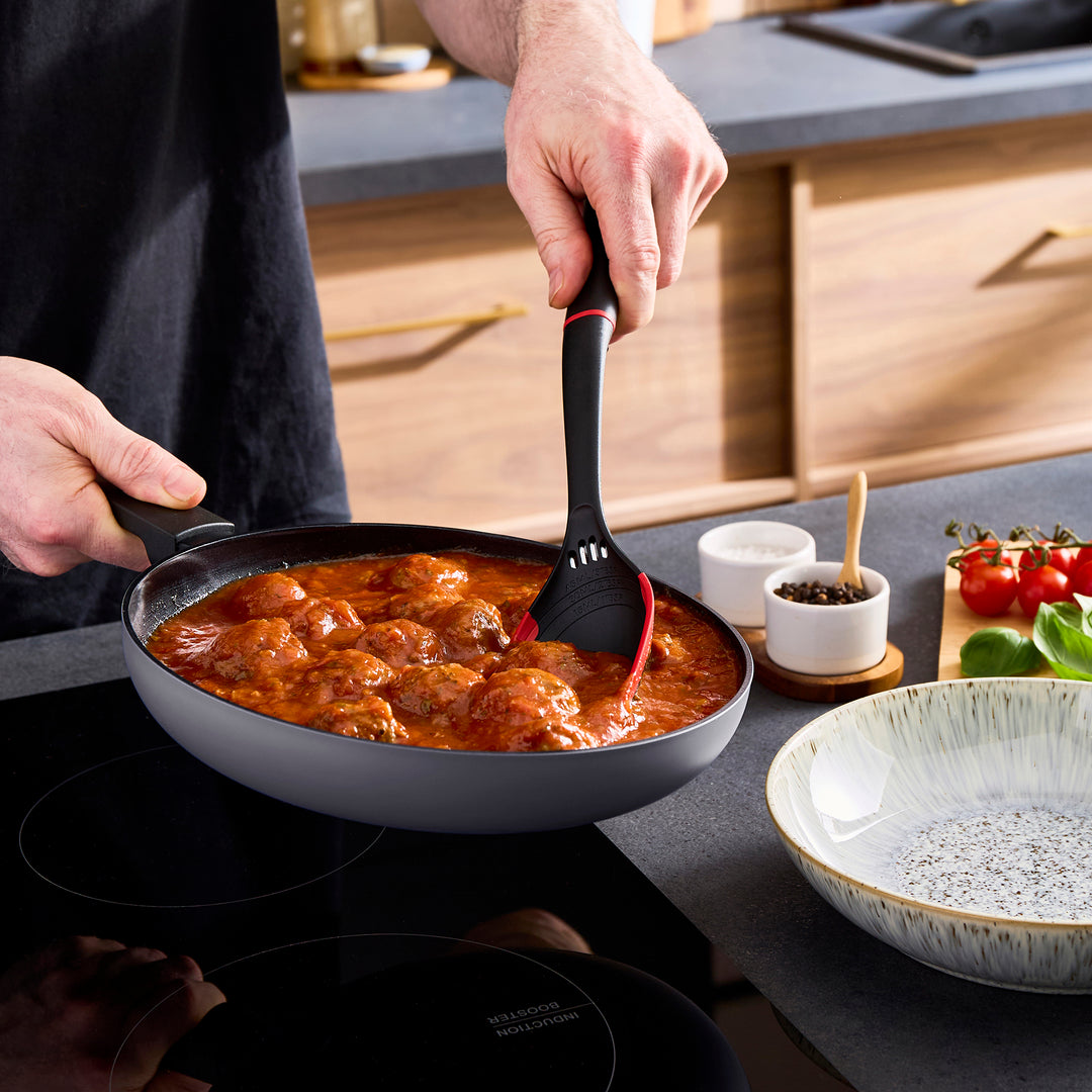 24cm Recycled Aluminium Frying Pan - Grey
