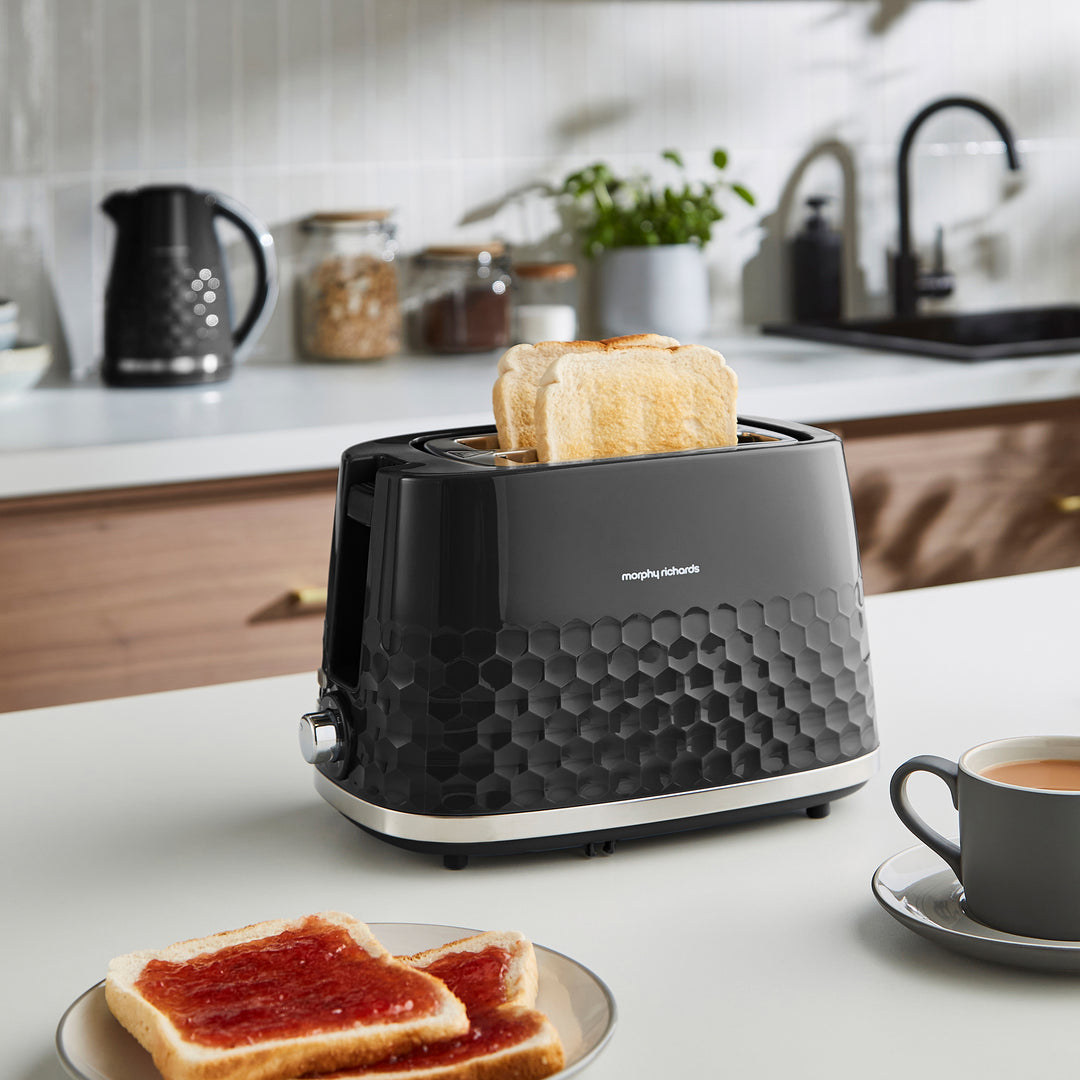 Hive Black 2-Slice Toaster – Morphy Richards-UK