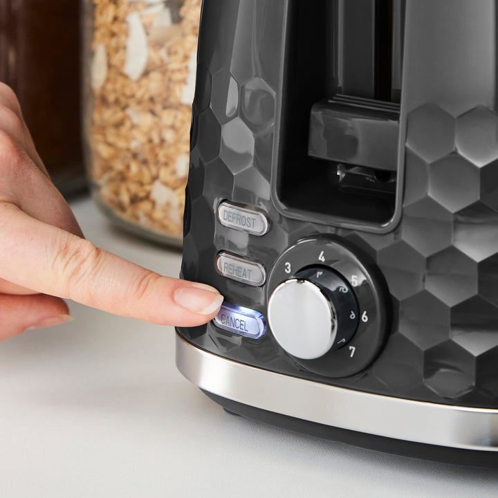 Hive 2-Slice Toaster Black