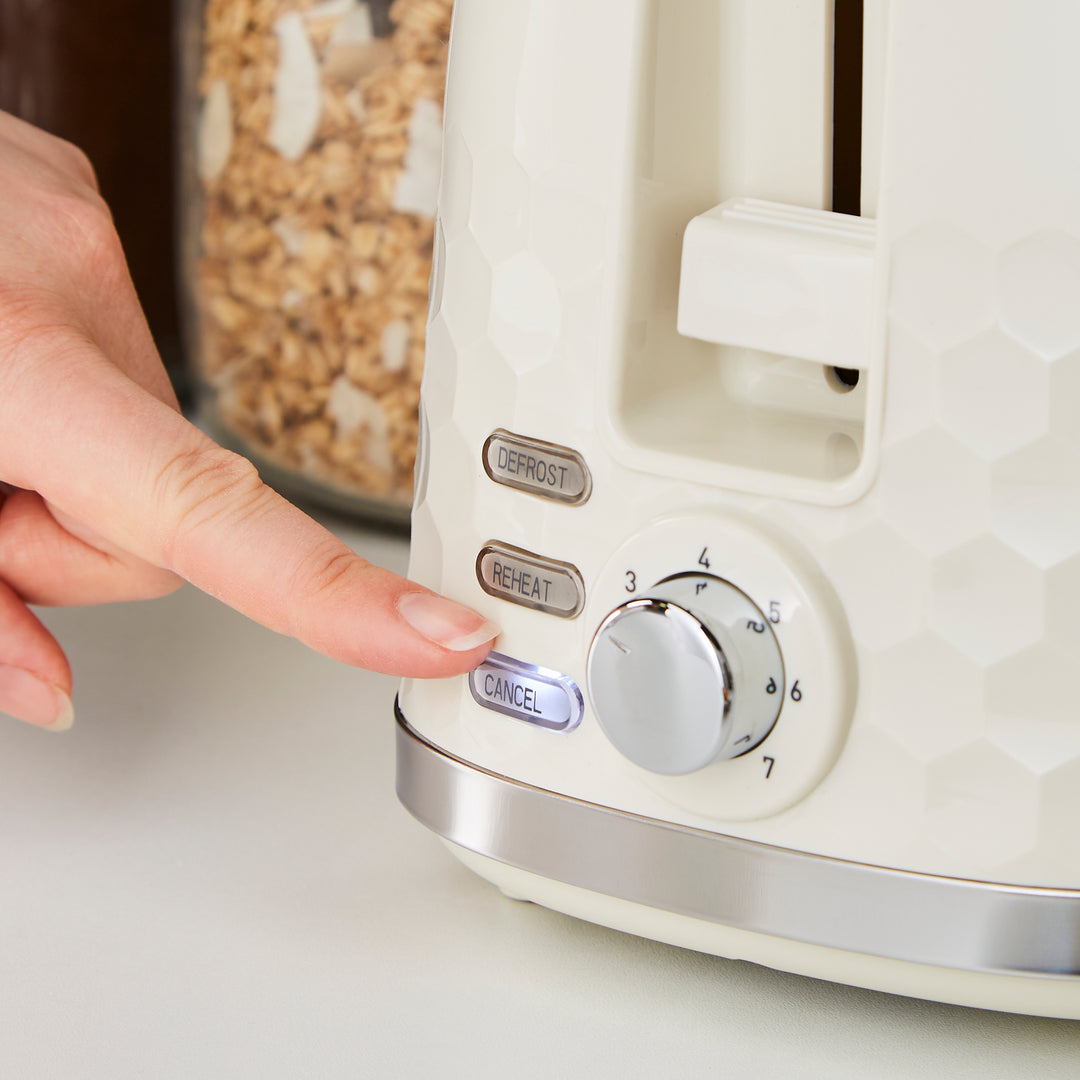 Hive 2-Slice Toaster Cream