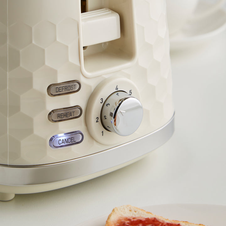 Hive 2-Slice Toaster Cream