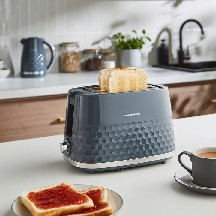 Hive 2-Slice Toaster Grey