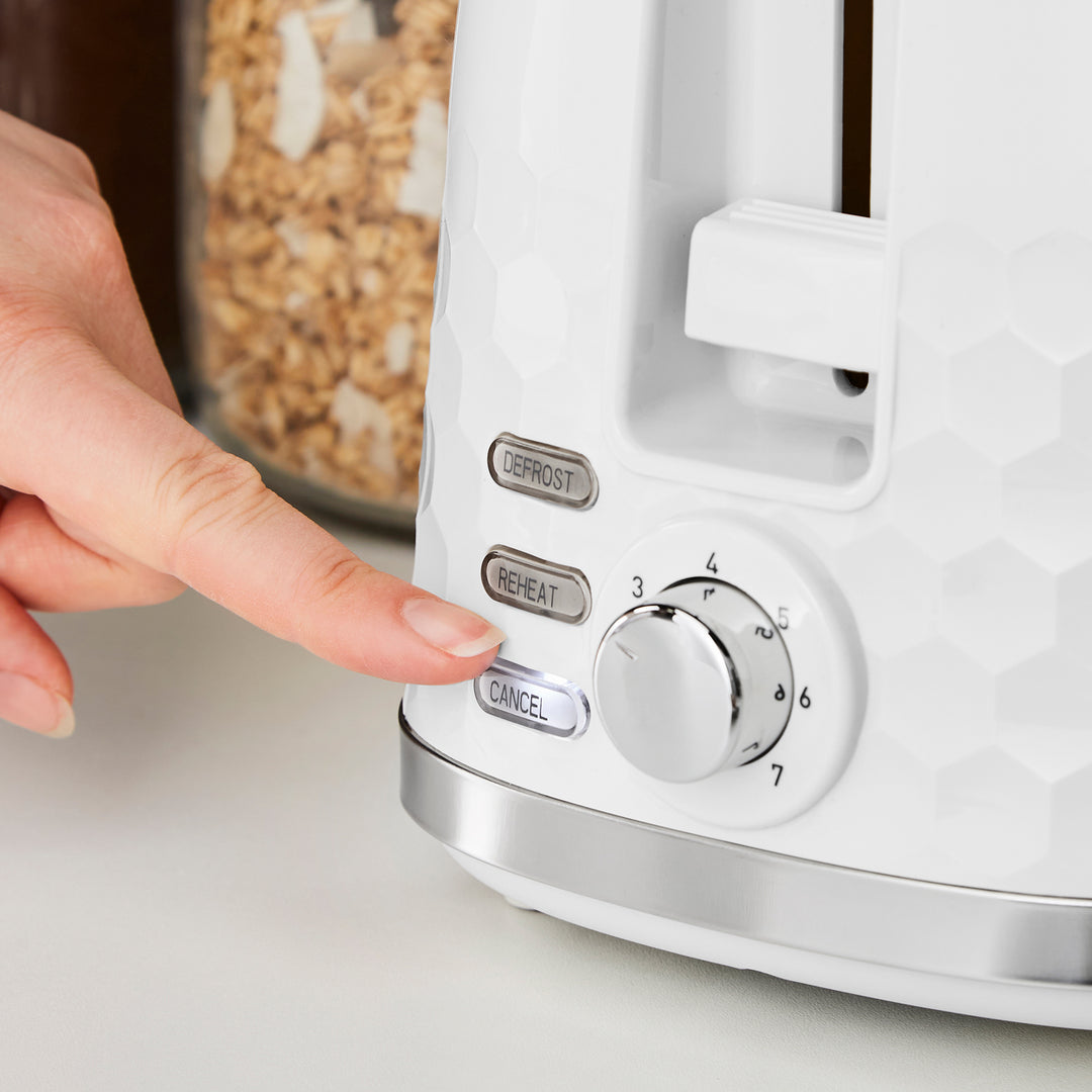 Hive 2-Slice Toaster White