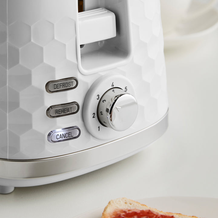 Hive 2-Slice Toaster White