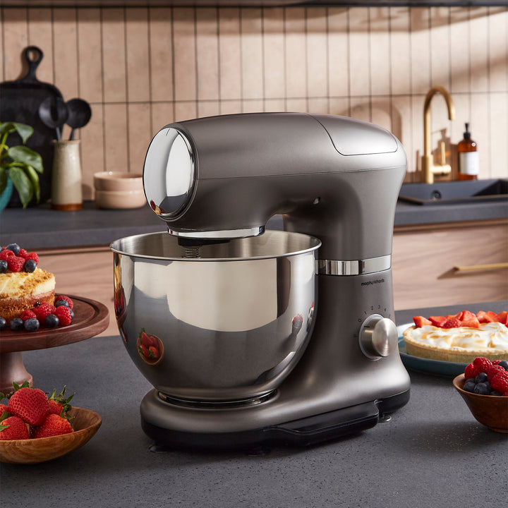 5.5L Grey Stand Mixer