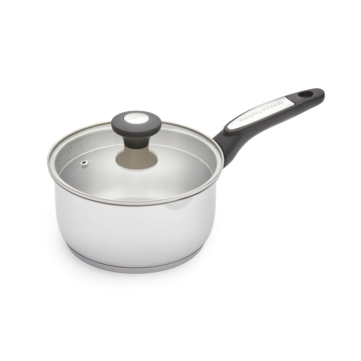 5 Piece Pouring Spout Stainless Steel Pan Set