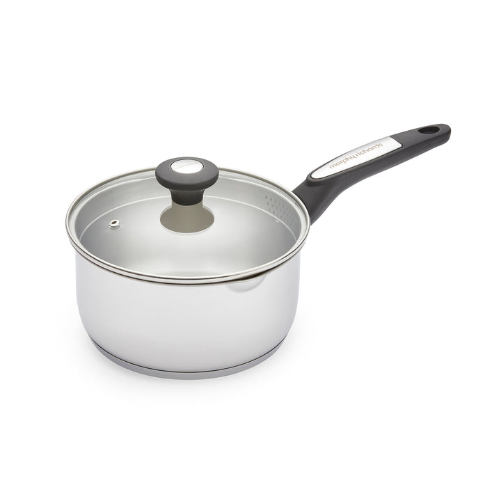 5 Piece Pouring Spout Stainless Steel Pan Set