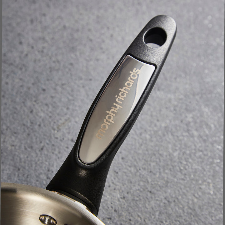 5 Piece Pouring Spout Stainless Steel Pan Set