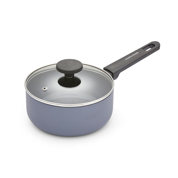 5 Piece Recycled Aluminium Saucepan Set - Grey