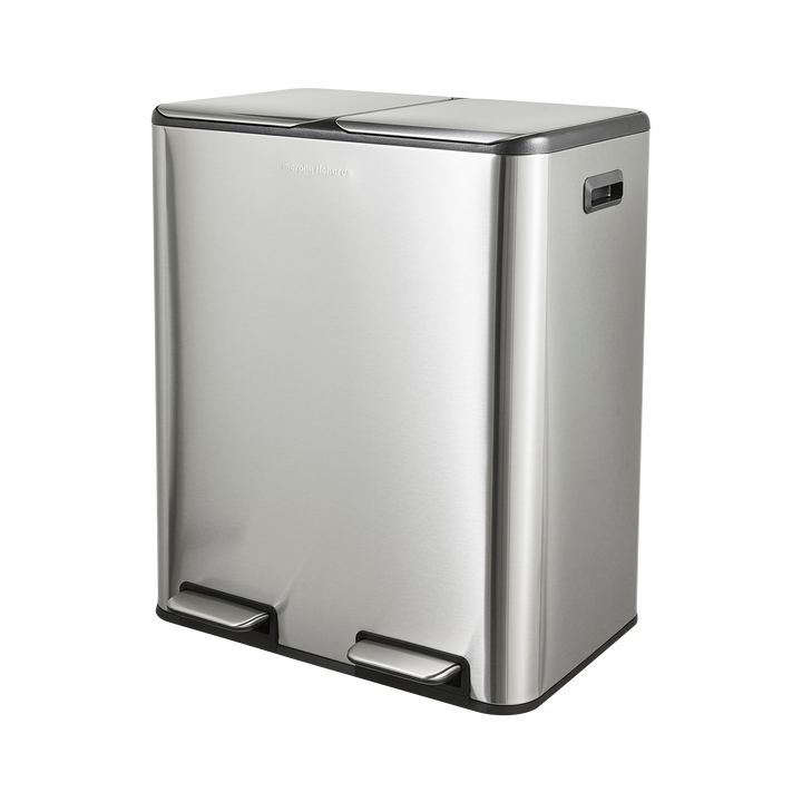 60L Dual Recycle Pedal Bin