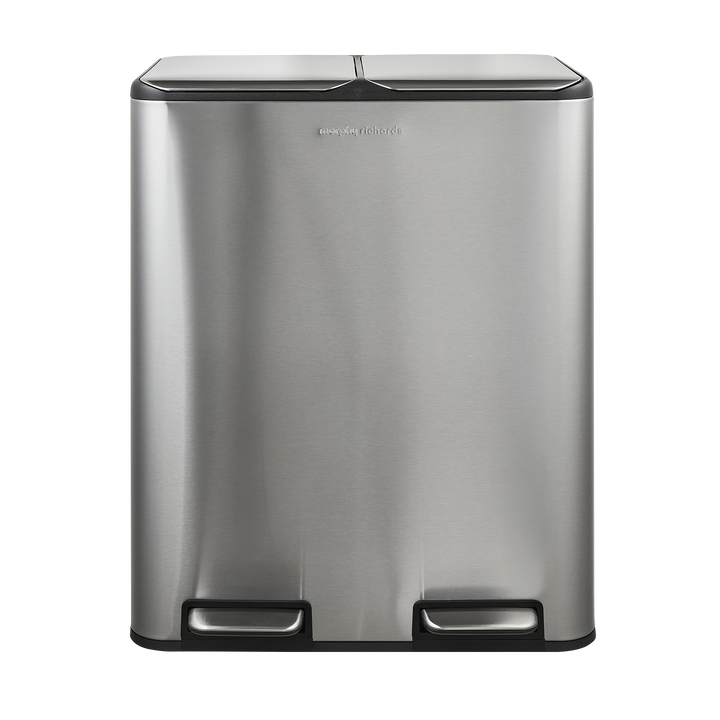 60L Dual Recycle Pedal Bin