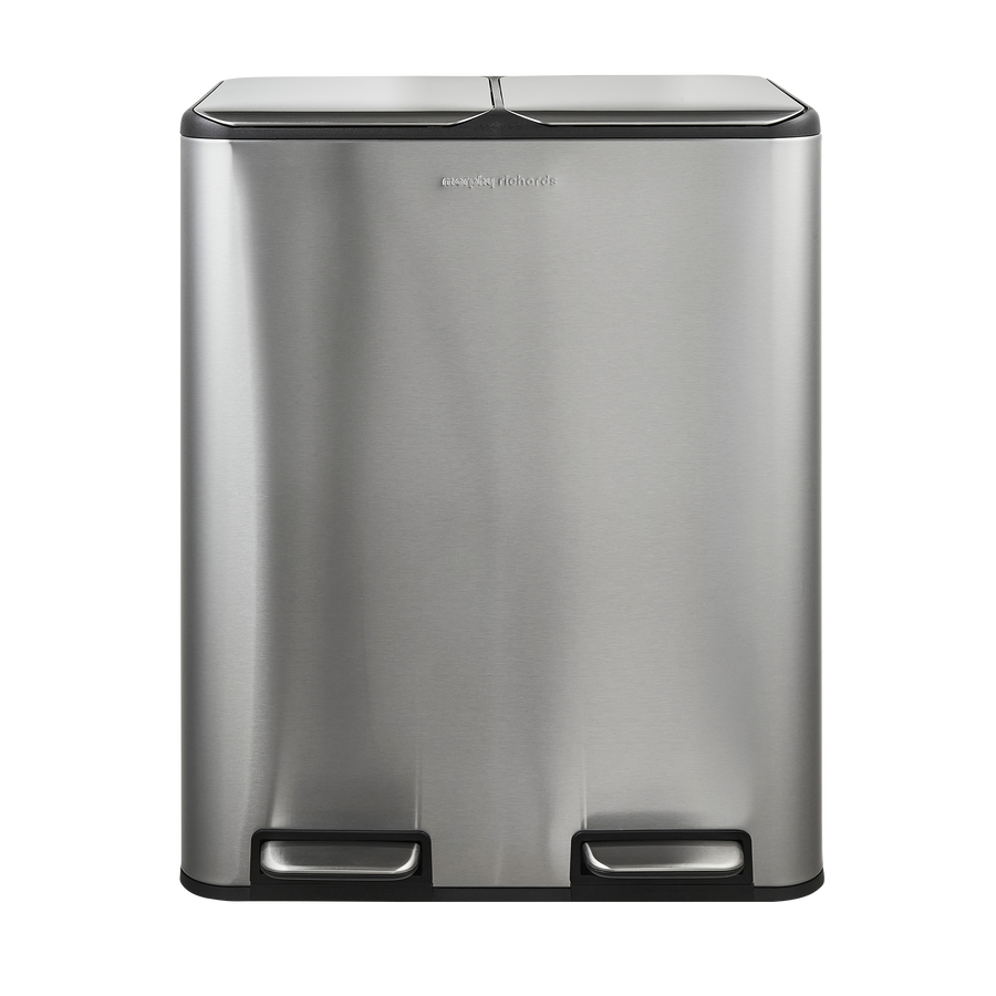 60L Dual Recycle Pedal Bin