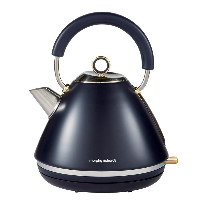 Accents Gold Pyramid Kettle Navy