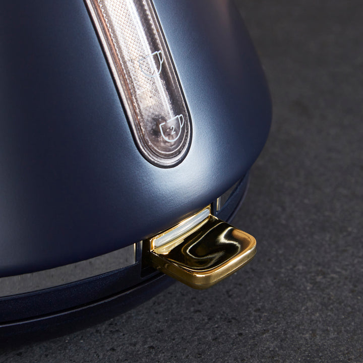 Accents Gold Pyramid Kettle Navy