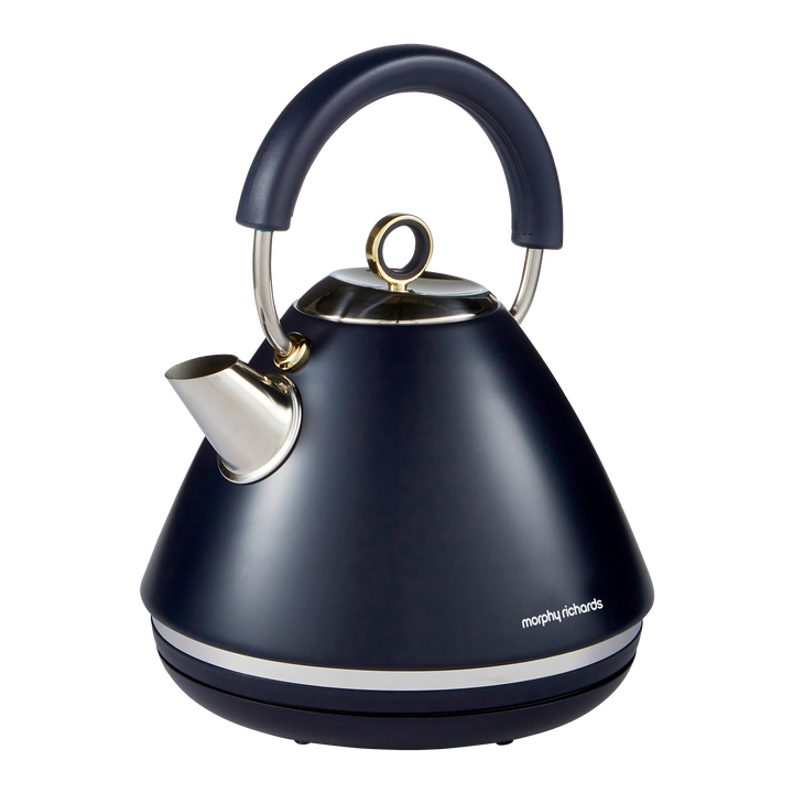 Accents Gold Pyramid Kettle Navy