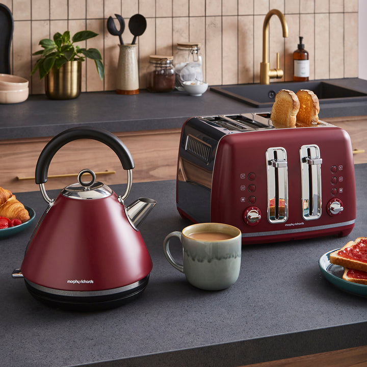 Limited Edition Accents Rhubarb Kettle & Toaster Set