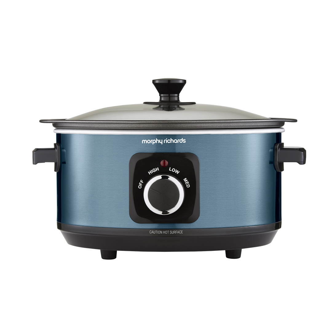 Accents Sear & Stew 3.5L Slow Cooker - Blue