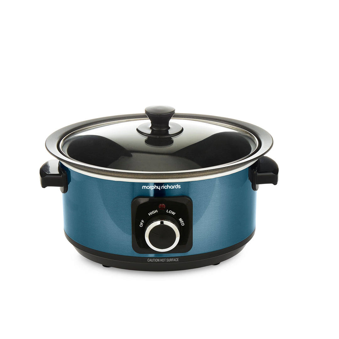 Accents Sear & Stew 3.5L Slow Cooker - Blue