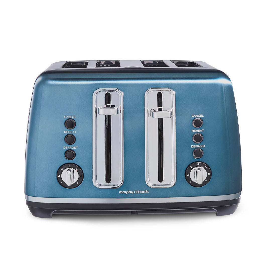 Accents Blue Kettle and Toaster Set
