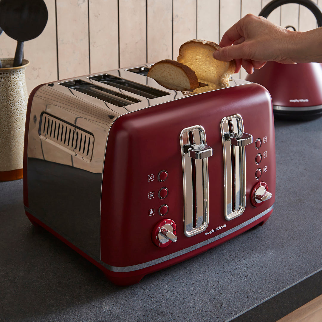 Limited Edition Accents 4-Slice Toaster - Rhubarb