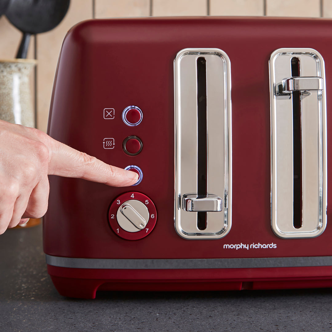 Limited Edition Accents 4-Slice Toaster - Rhubarb