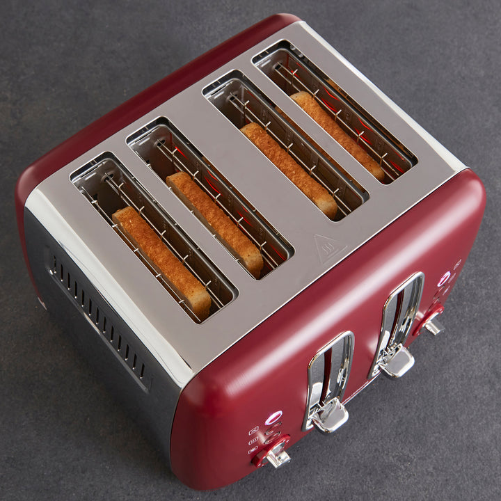 Limited Edition Accents 4-Slice Toaster - Rhubarb