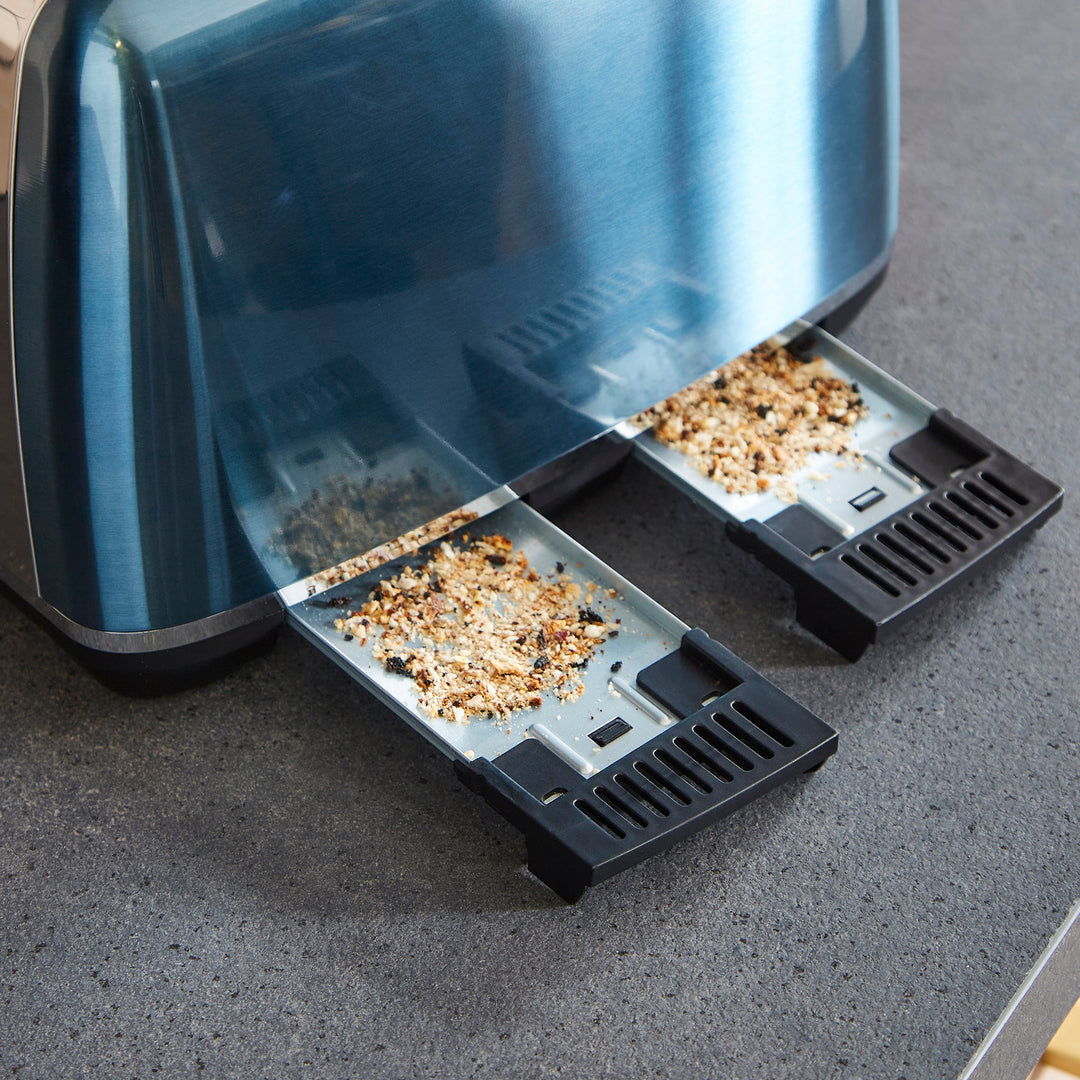 Accents Blue Kettle and Toaster Set