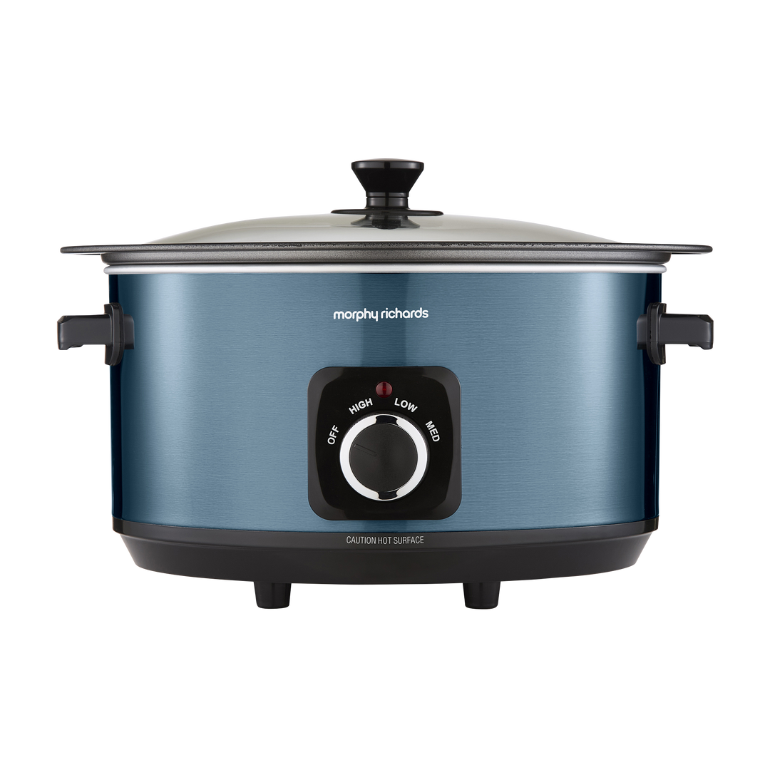 Accents Sear & Stew 6.5L Slow Cooker - Blue
