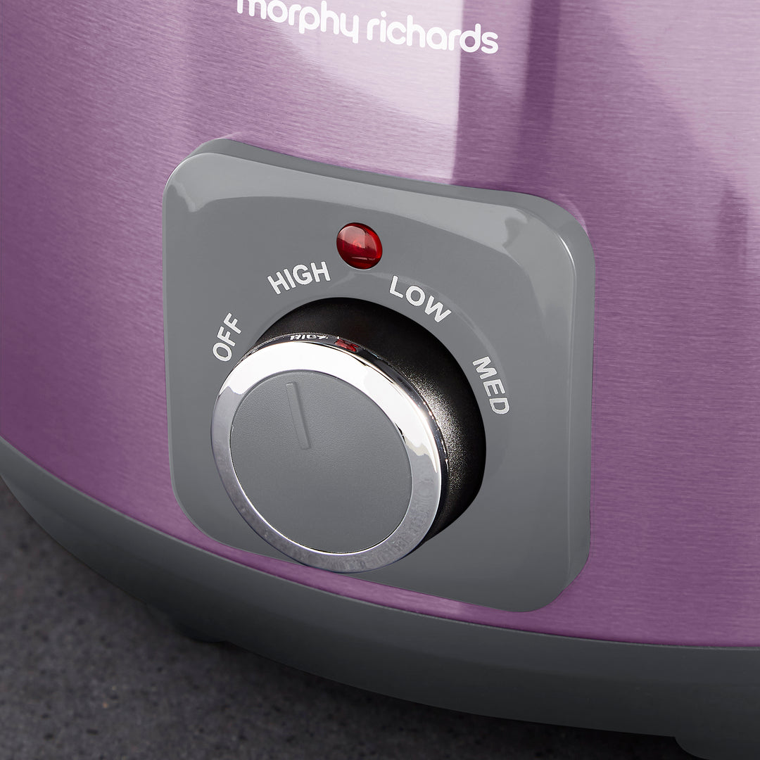 Accents Sear & Stew 6.5L Slow Cooker - Purple