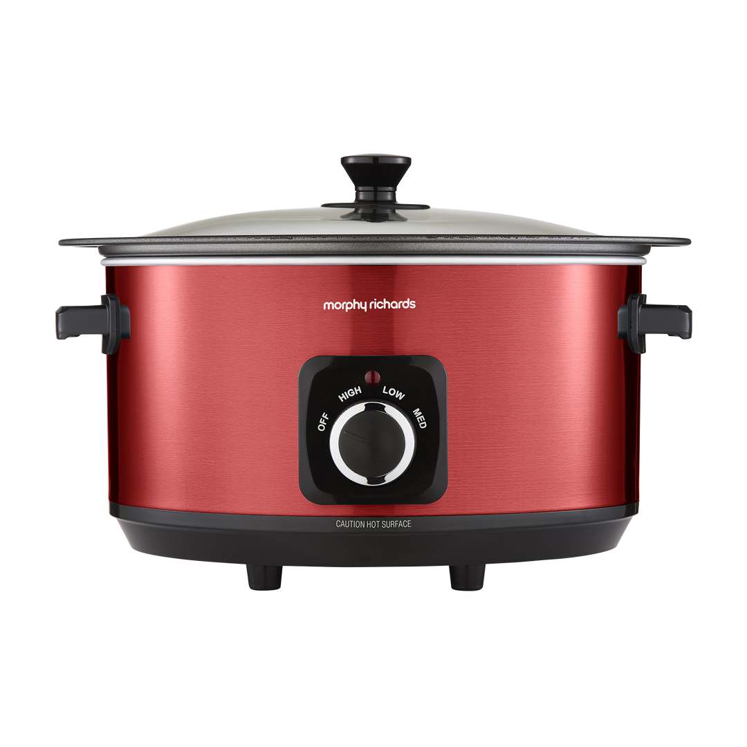 Accents Sear & Stew 6.5L Slow Cooker - Red