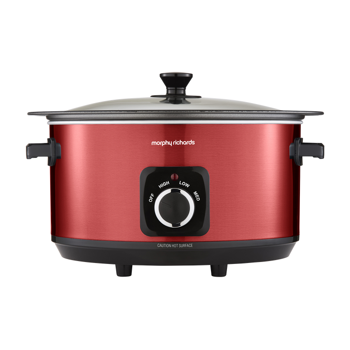 Accents Sear & Stew 6.5L Slow Cooker - Red