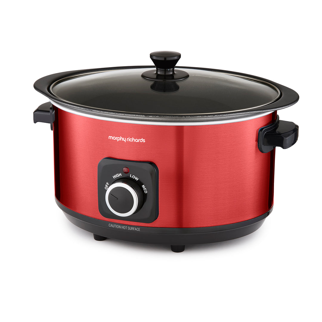 Accents Sear & Stew 6.5L Slow Cooker - Red