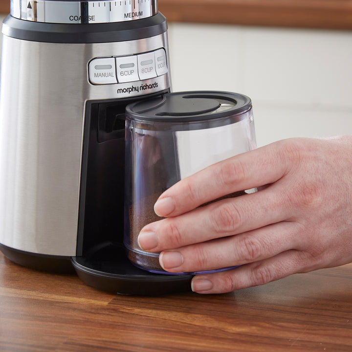 Brew & Blend Electric Coffee Grinder and Burr