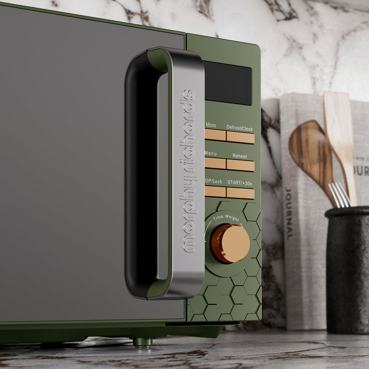 Cassini 20L 800W Green Digital Microwave - Olivine