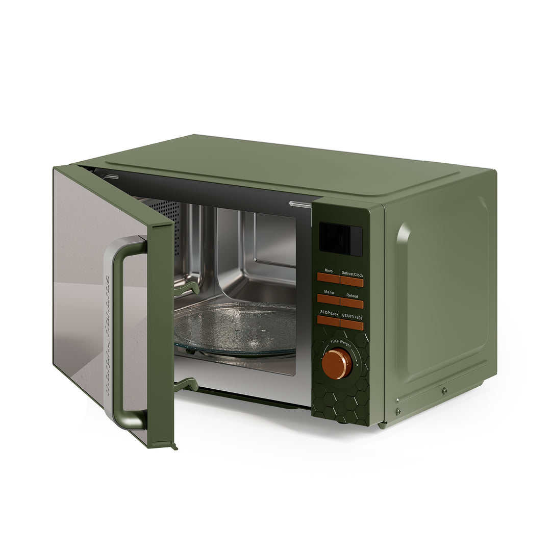 Cassini 20L 800W Green Digital Microwave - Olivine